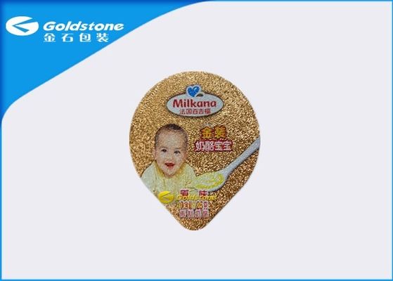 FDA Food Seal Heat Foil Die Cut Lids for Paper / Plastice Cups