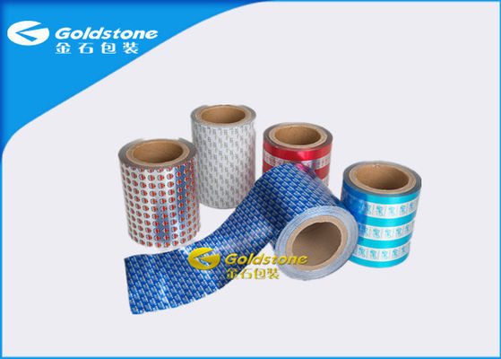 Die Cut Aluminum Foil Nắp đậy / Lidding Film Làm nóng lạnh Đổ đầy màu xanh