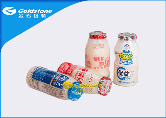 Easy Peel Aluminum Foil Lids Phim Đối với vi khuẩn Lactic Acid Ăn Uống Một Mặt Embossed