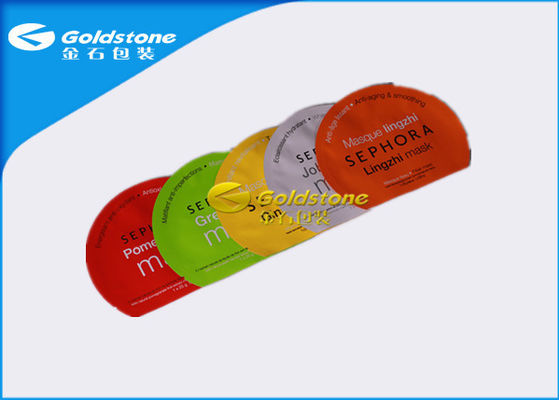 On Line Die Cut Mặt Hydrating Mặt nạ Mask Bag Với Cut Round Corner Và Open Tear