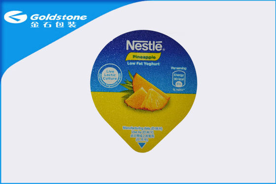 Nhôm Foil Yogurt Cup Heat Seal có nắp đậy phong phú mẫu lên đến 8 màu sắc khác nhau độ dày
