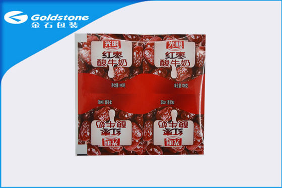 Bốn cốc sữa chua nhựa nhiều lớp Lidding phim thấp khí và nước thấm