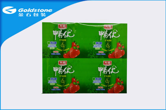 Bốn cốc sữa chua nhôm ép nhiệt niêm phong phim thấp khí và nước thấm