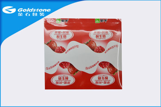 Bao bì sữa cao Barrier nhôm niêm phong phim cho sữa chua Cup, 10 màu sắc