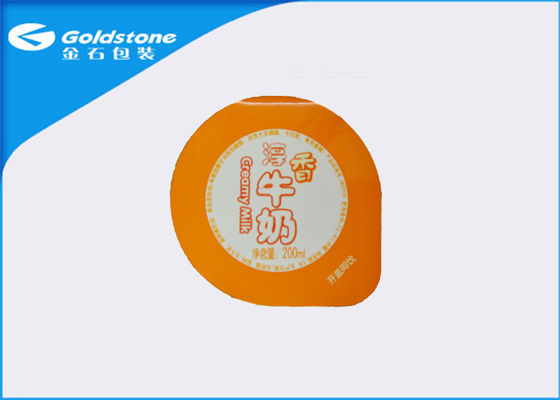 Coated điều trị nhiệt Seal Foil nắp Đối với sữa chua Cup, 30-46 Micron độ dày