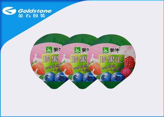 Không tràn sữa chua nắp, Cup Seal Aluminum Foil Lidding 1- 8 màu in